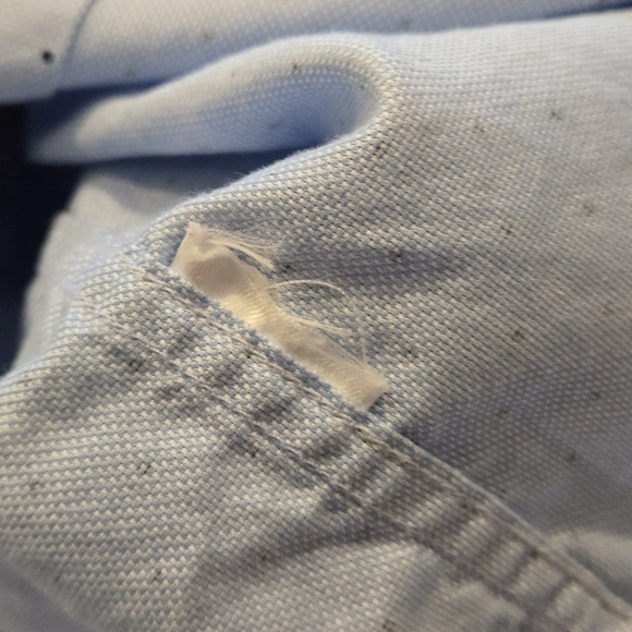 Denim & Flower Ricky Singh Light Blue Polka Dot Button Up Shirt Men's size M - Picture 10 of 16